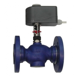 Регулирующие вентили LDM RV122 .../F, фланец PN25, Tmax=150°C + ANT3.11-10  (24В~, 3-х поз. управление, 66 секунд) DN 15-50  - изображение Регулирующие вентили LDM RV122 .../F, фланец PN25, Tmax=150°C + ANT3.11-10  (24В~, 3-х поз. управление, 66 секунд) DN 15-50  - фото